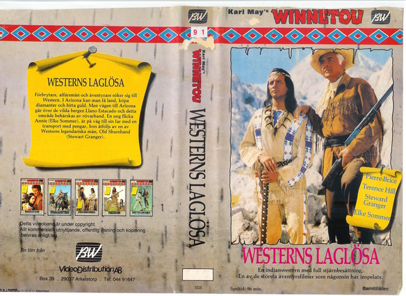 103 Westerns laglösa (VHS)