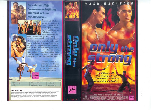 ONLY THE STRONG (Vhs-Omslag)