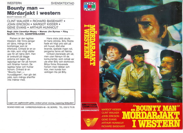 MÖRDARJAKT I WESTERN (VHS)