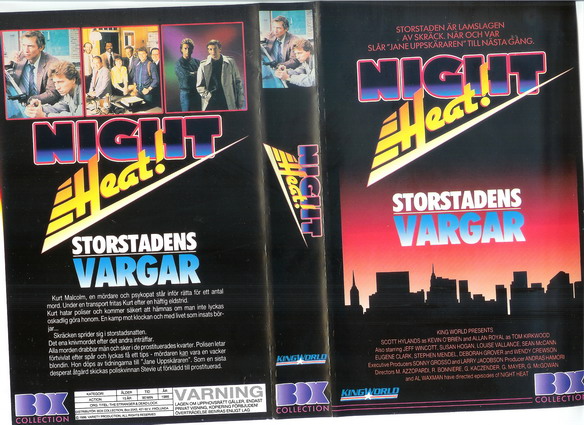 NIGHT HEAT:STORSTADENS VARGAR(Vhs-Omslag)