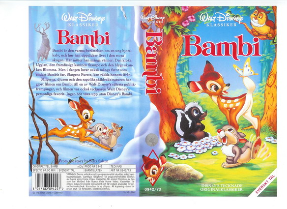 BAMBI (VHS) blå