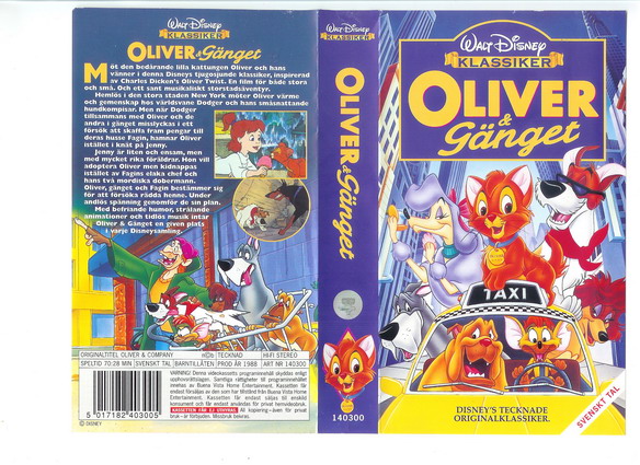OLIVER & GÄNGET (VHS)
