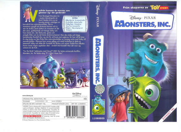 MONSTERS,INC (VHS)