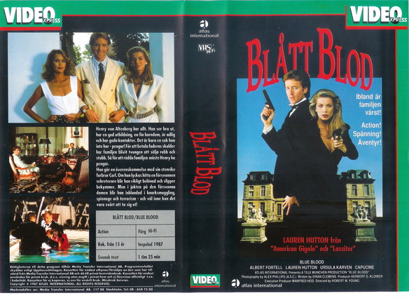 BLÅTT BLOD (VHS)
