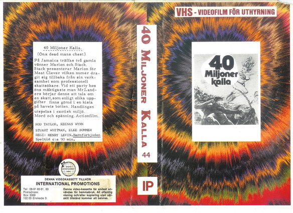 44 40 MILJONER KALLA (VHS)