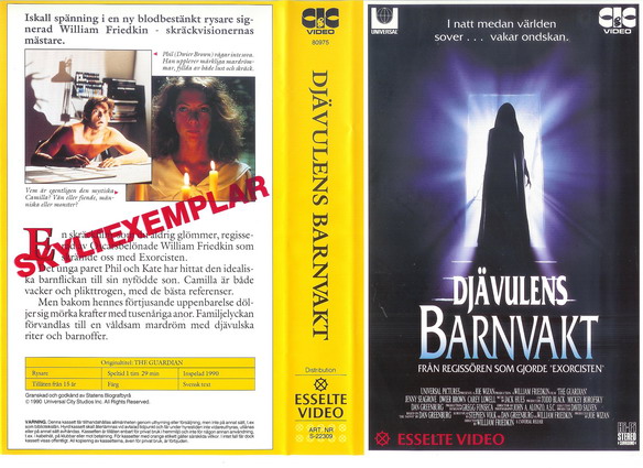 22309 DJÄVULENS BARNVAKT (VHS)