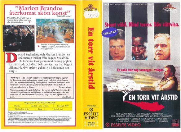 EN TORR VIT ÅRSTID (VHS)
