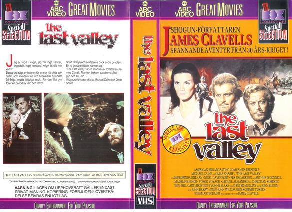 LAST VALLEY (VHS)