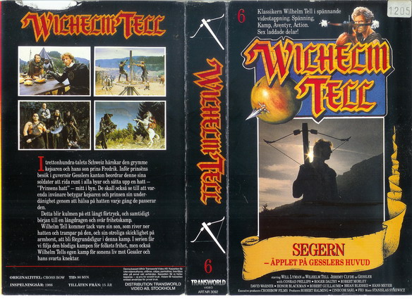 WILHELM TELL 6 (vhs-omslag)