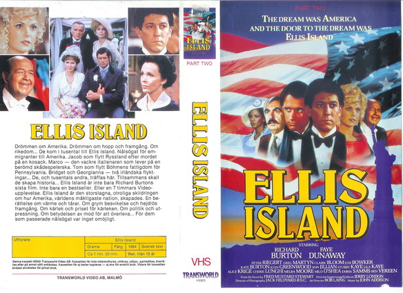 ELLIS ISLAND DEL 2  (VHS)