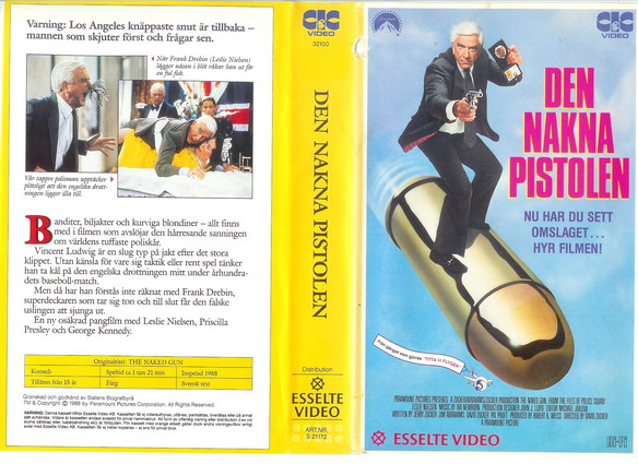 21172 DEN NAKNA PISTOLEN (VHS)