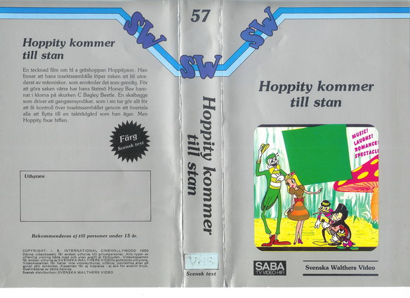57 HOPPITY KOMMER TILL STAN (VHS)