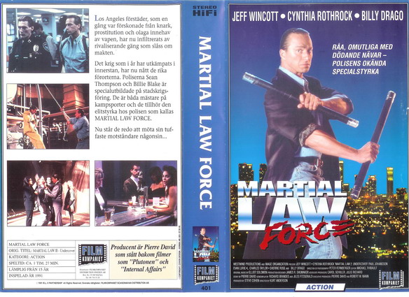 401 MARTIAL LAW FORCE (VHS)