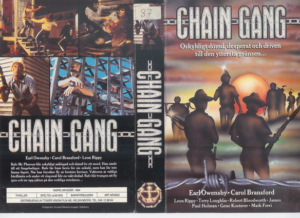 CHAIN GANG (Vhs-Omslag)