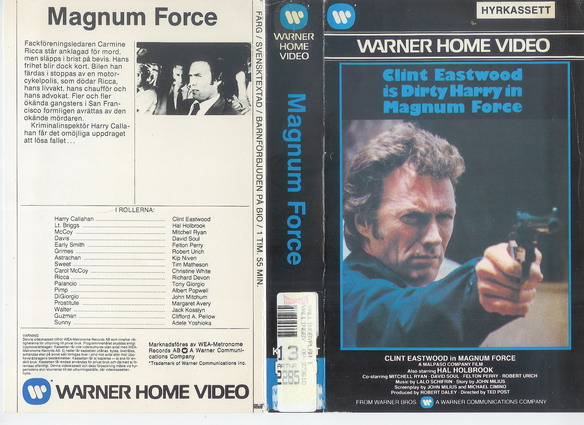 1039 MAGNUM FORCE (VHS)