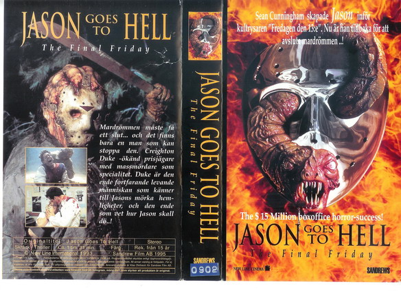 20162 JASON GOES TO HELL (VHS)