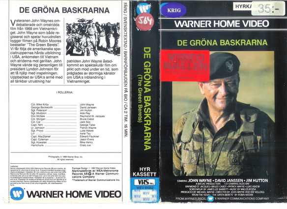 61002 DE GRÖNA BASKRARNA (VHS)