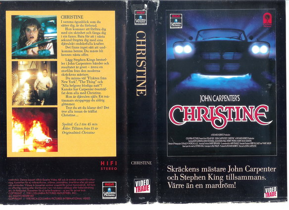 11679 CHRISTINE (vhs)