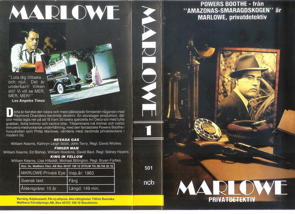 501-MARLOWE-PRIVATDETEKTIV (VHS)