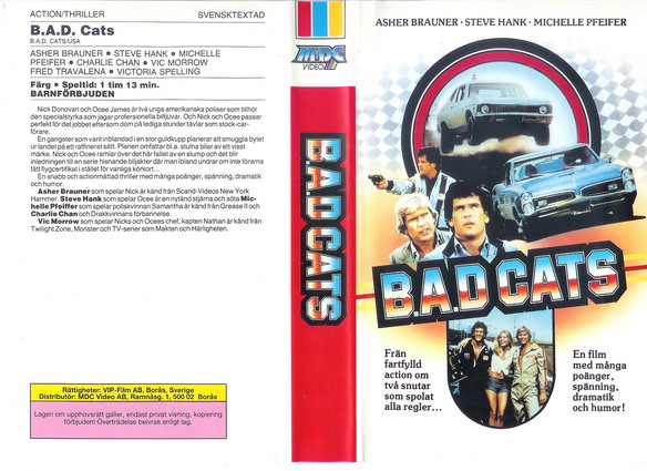 B.A.D CATS  (VHS)
