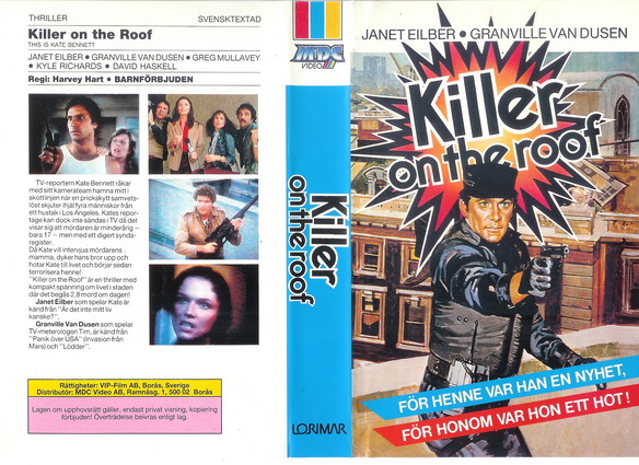 KILLER ON THE ROOF (VHS)