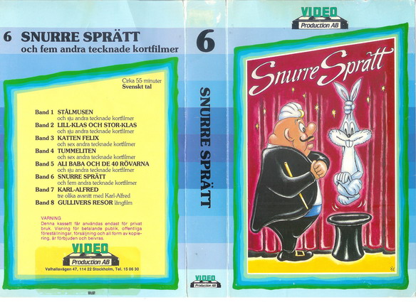 6 Snurre Sprätt (VHS)