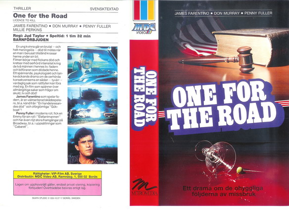 ONE FOR THE ROAD (Vhs-Omslag)
