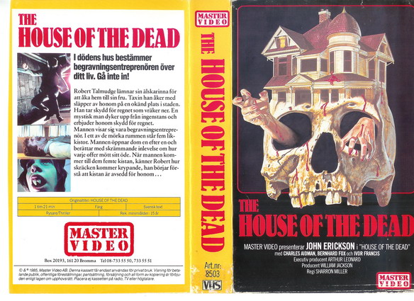 HOUSE OF THE DEAD (Vhs-Omslag)