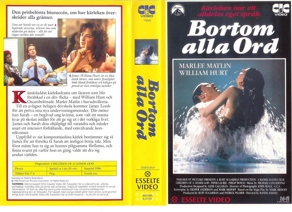 21101 BORTOM ALLA ORD (VHS)