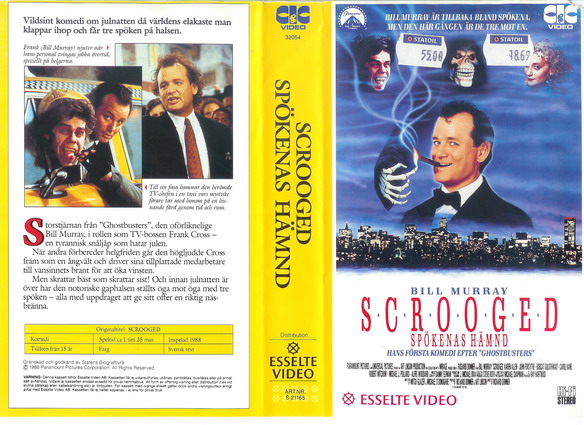 21165 SCROOGED  (VHS)
