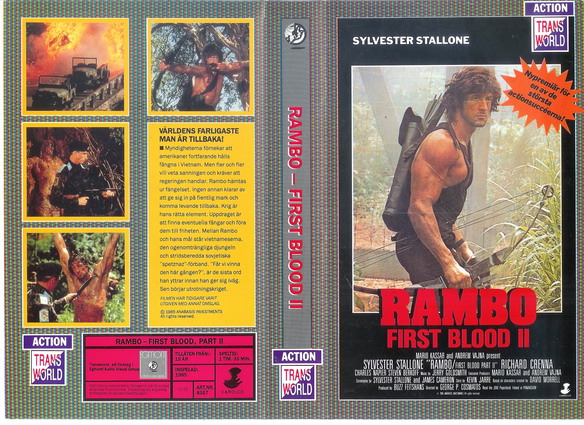 8357 RAMBO - FIRST BLOOD 2 (VHS)