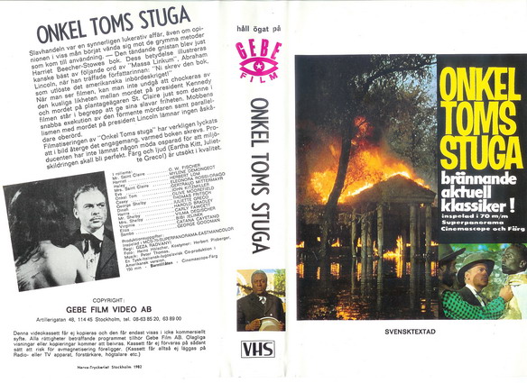 ONKEL TOMS STUGA (VHS)