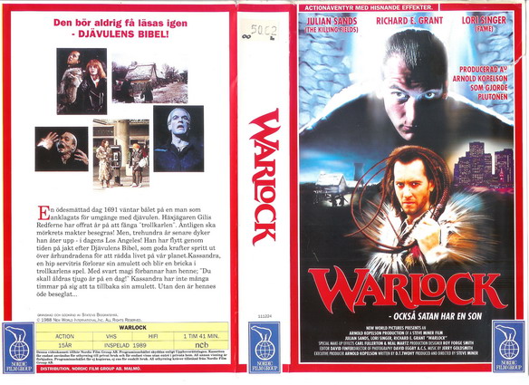 WARLOCK (VHS)