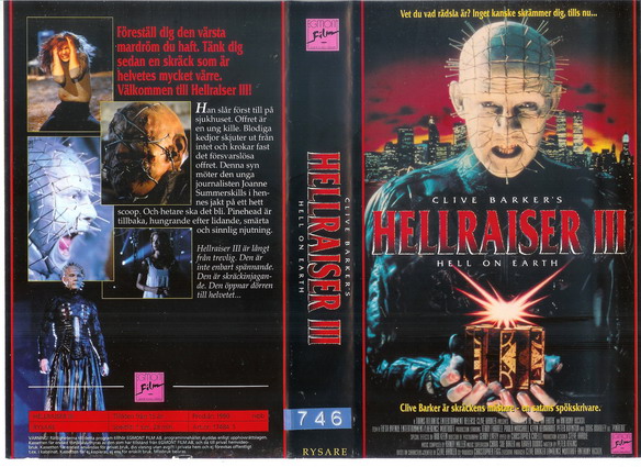 17484 HELLRAISER 3 (VHS)
