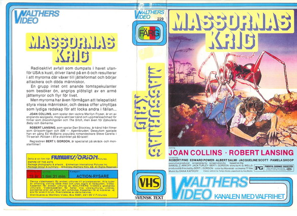 229 MASSORNAS KRIG (VHS)