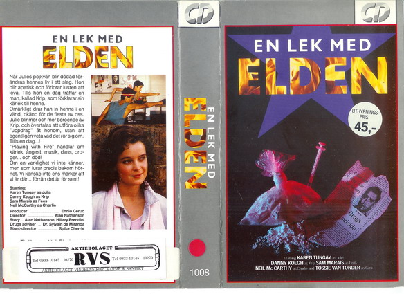 1008 EN LEK MED ELDEN (VHS)