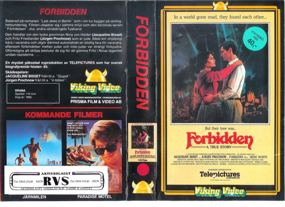 FORBIDDEN (VHS)