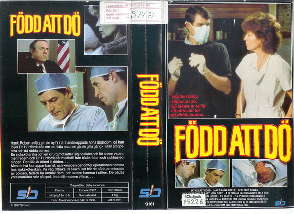 9161 FÖDD ATT DÖ (VHS)