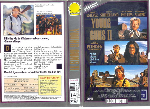 16156 YOUNG GUNS 2 (VHS)