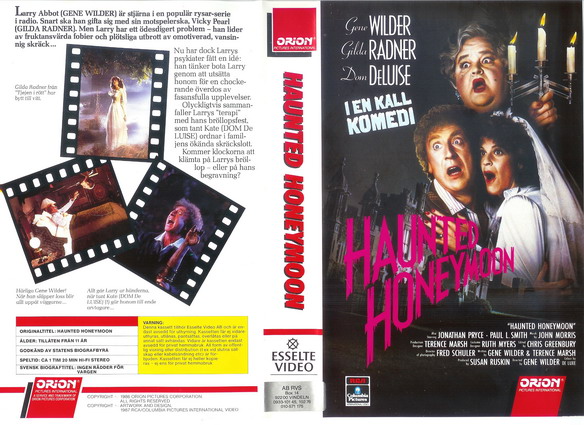 HAUNTED HONEYMOON (Vhs-Omslag)