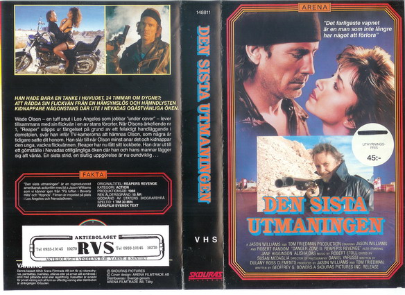 DEN SISTA UTMANINGEN (VHS)