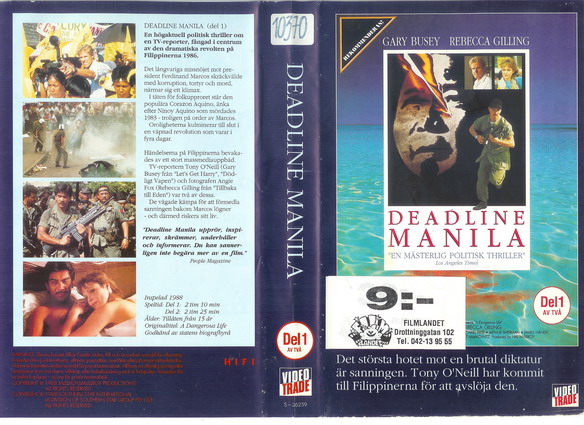 DEADLINE MANILA DEL1 (vhs-omslag)