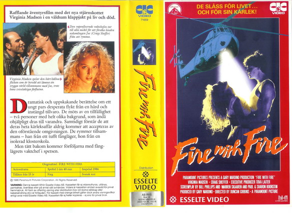 21068 FIRE WITH FIRE (VHS)