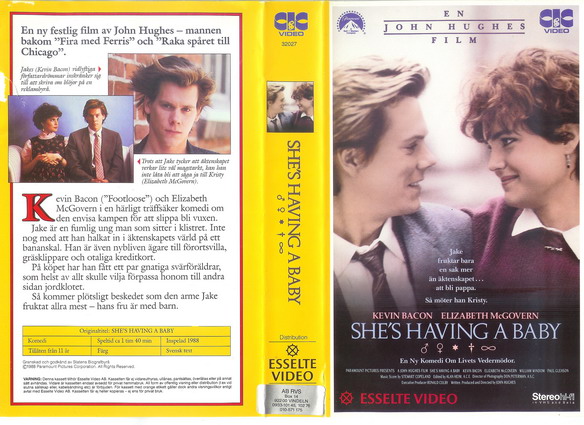 21132 SHE\'S HAVING A  BABY  (VHS)