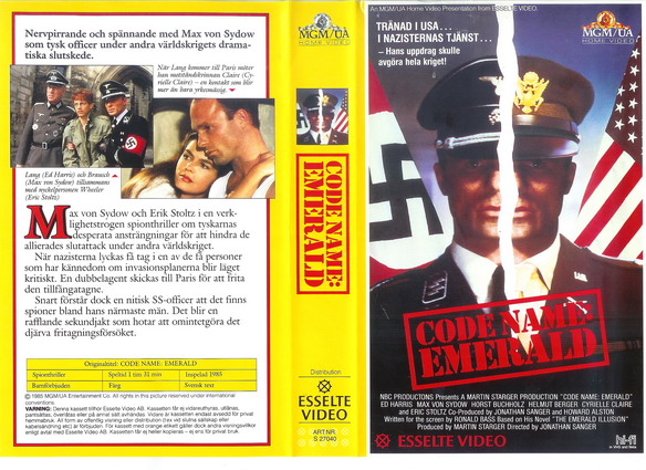 27040 CODE NAME: EMERALD (VHS)