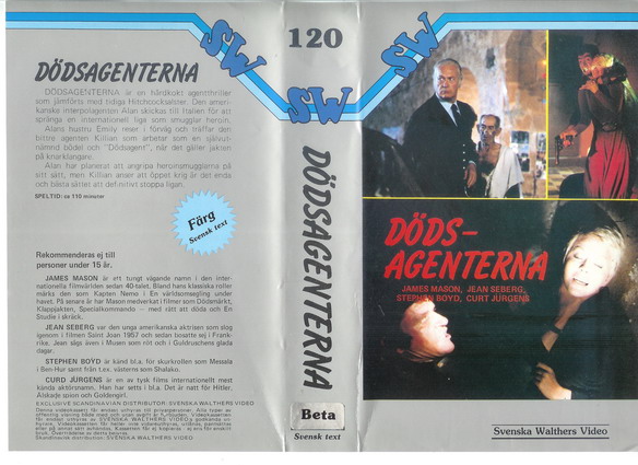 120 DÖDSAGENTERNA- SILVER (VHS)