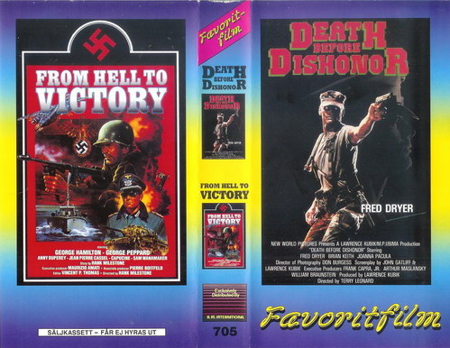 705 DEATH BEFORE DISHONOR+FROM HELL TO VICTORY (VHS)