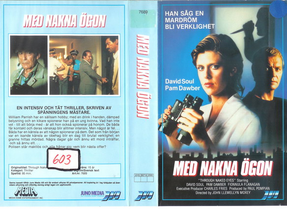 MED NAKNA ÖGON (Vhs-Omslag)