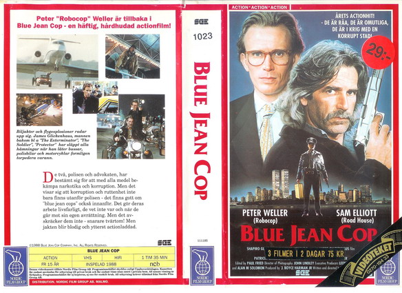 111185 BLUE JEAN COP (VHS)