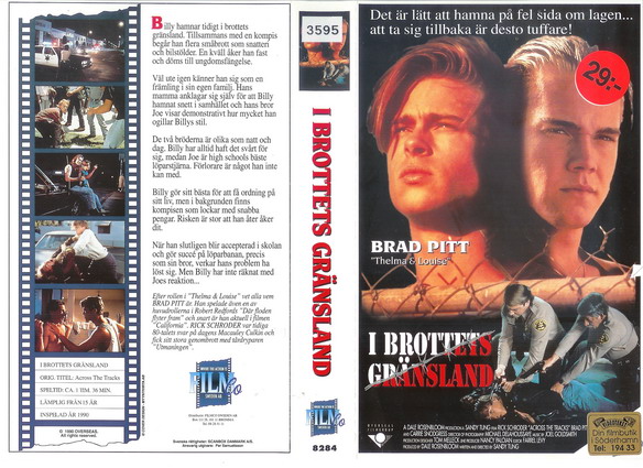 8284 I Brottets Gränsland (VHS)